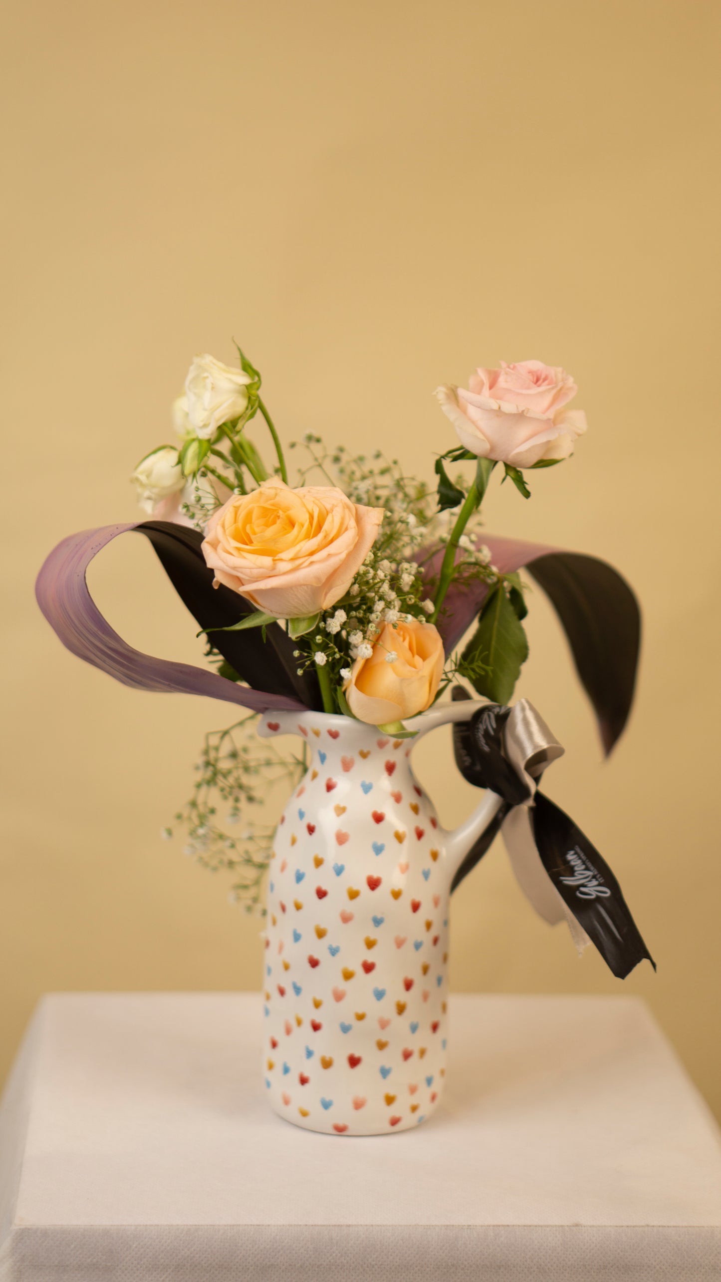 Dear Mom, With Roses – Mother’s Day Vase Arrangement
