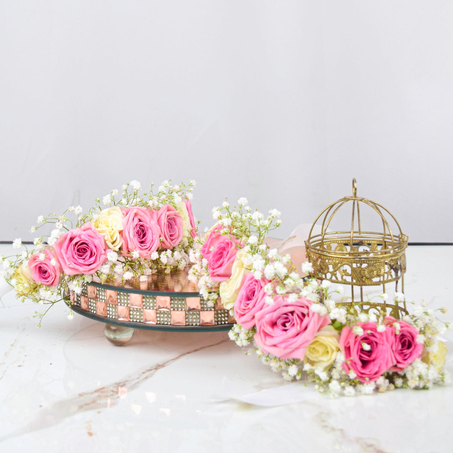 Gajra Pair with Spray Roses