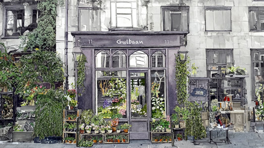 Gulbaan shop as a painting