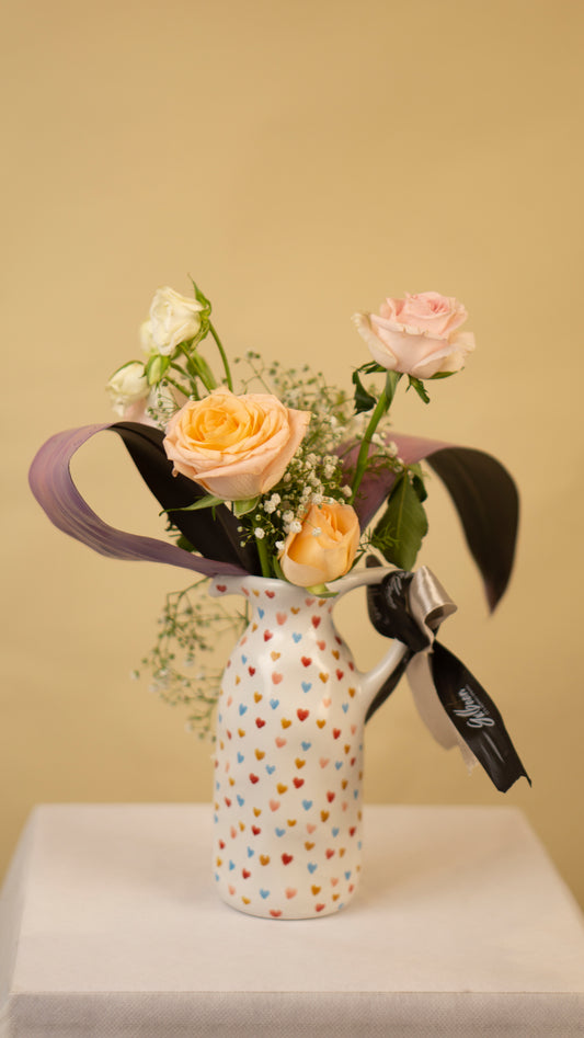 Dear Mom, With Roses – Mother’s Day Vase Arrangement