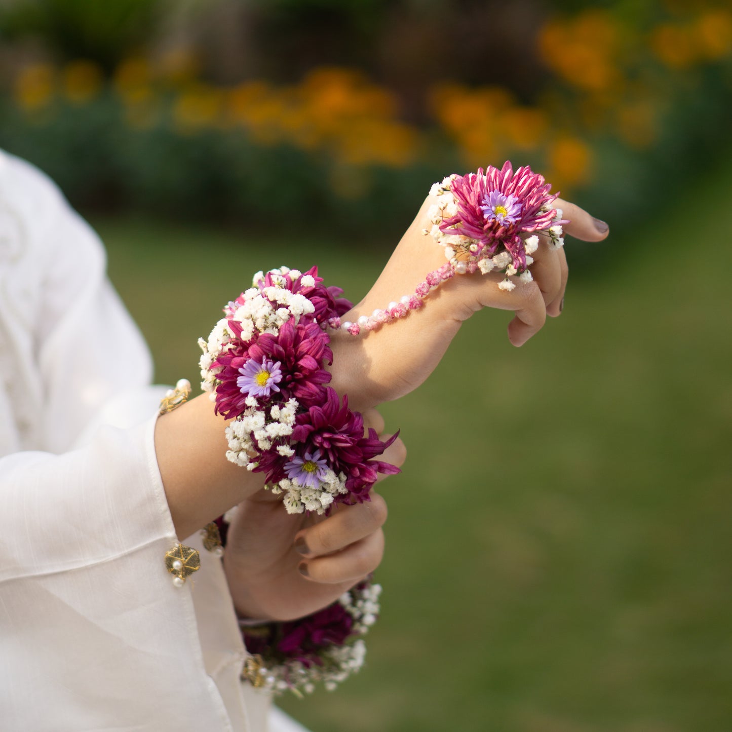 Moonlight Gajra pair