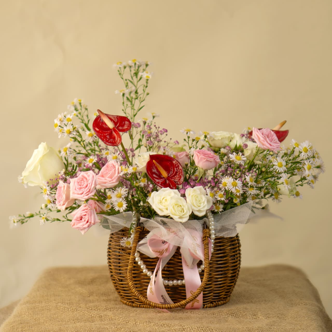 Pearl Bloom Purse