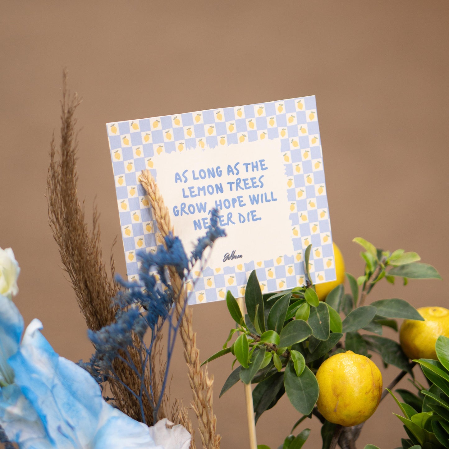 As Long as the Lemon Trees Grow