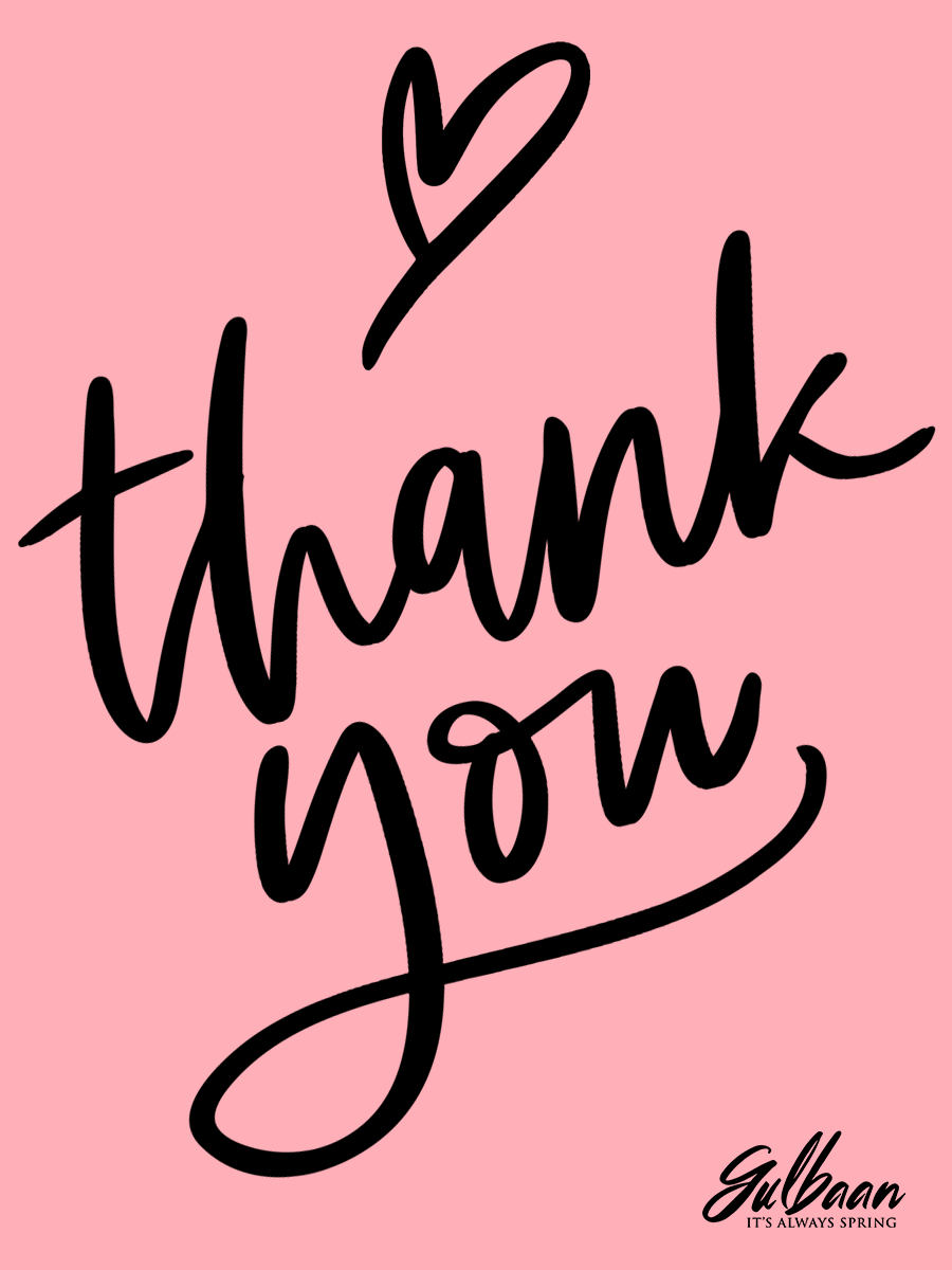 Card - Thank You – Gulbaan